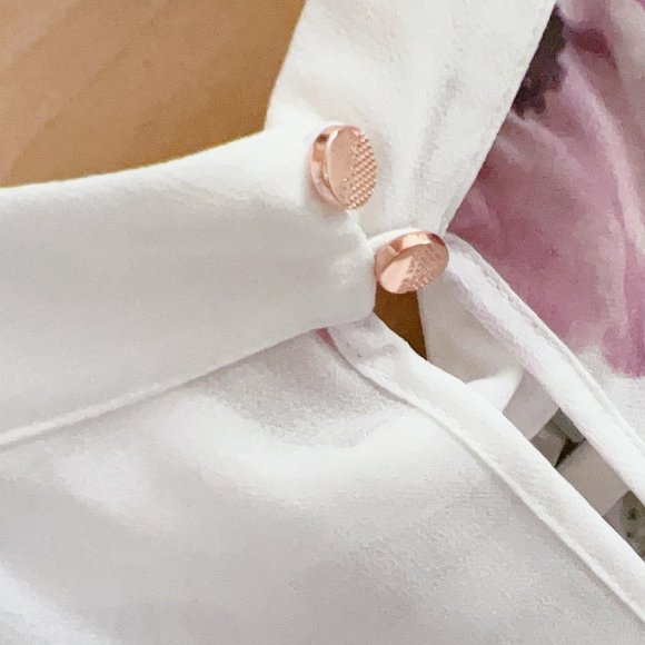 Ted Baker London Floral Blouse - Pink and Green - Picture 5 of 9